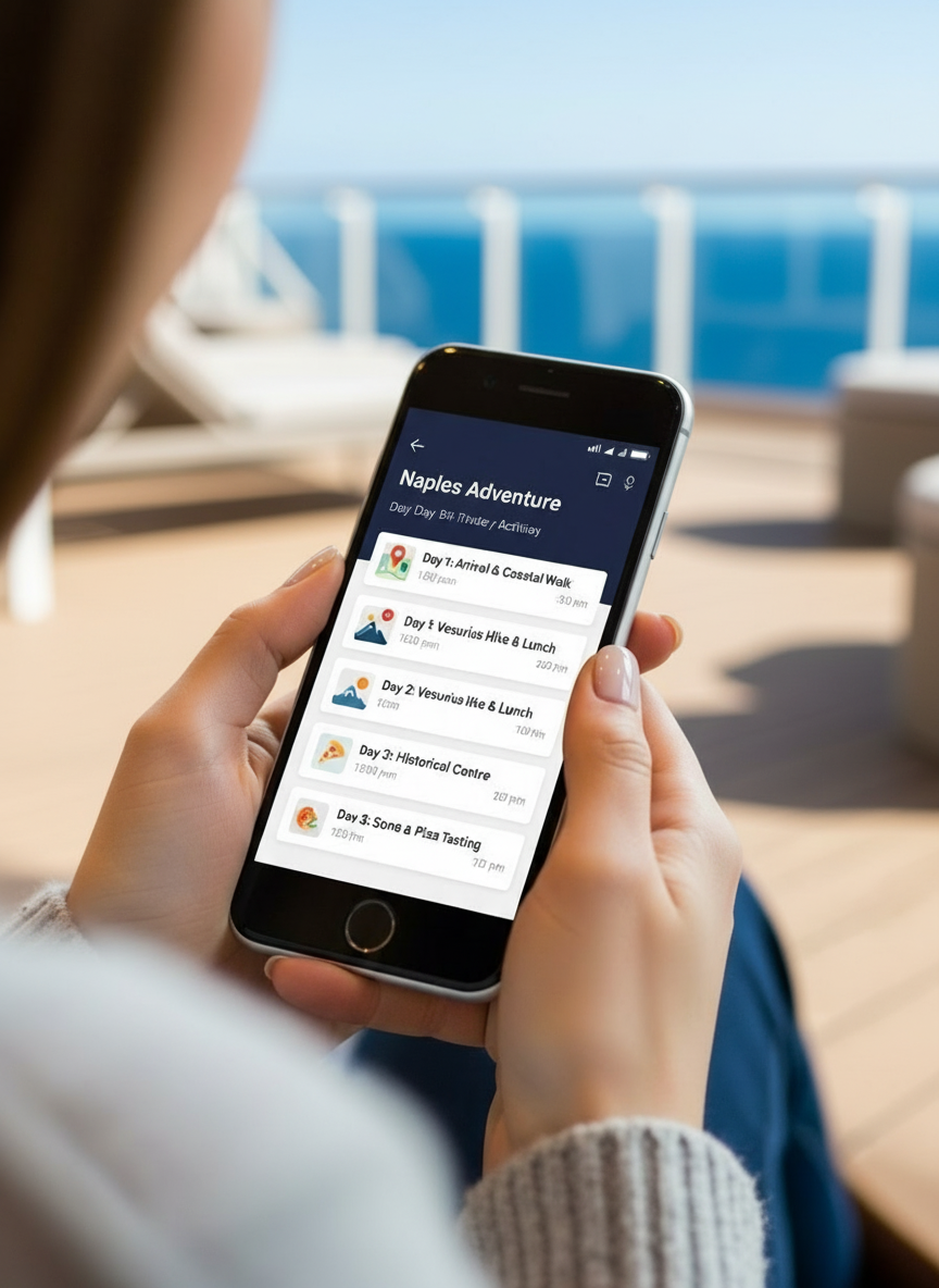 Mappa porto di Napoli