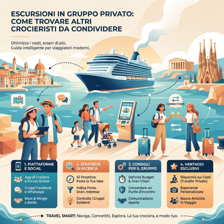 Escursioni in Gruppo Privato: Come Trovare Altri Crocieristi da Condividere