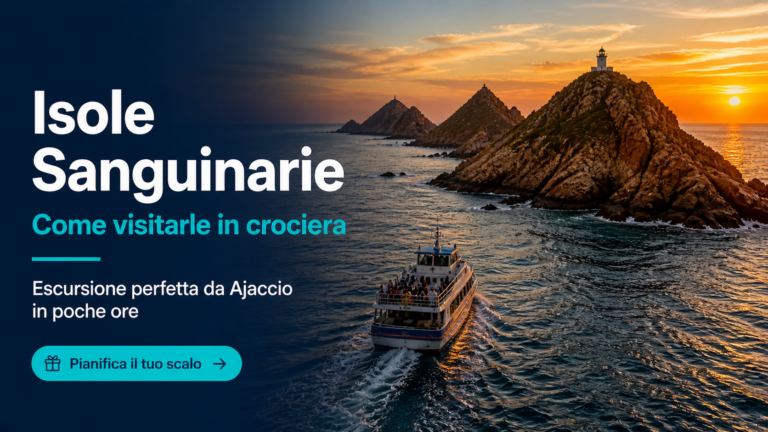 Isole Sanguinarie come visitarle in crociera da Ajaccio