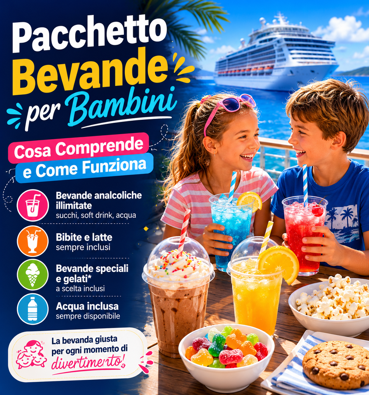 Pacchetto Bevande per Bambini MSC Cosa Comprende e Come Funziona