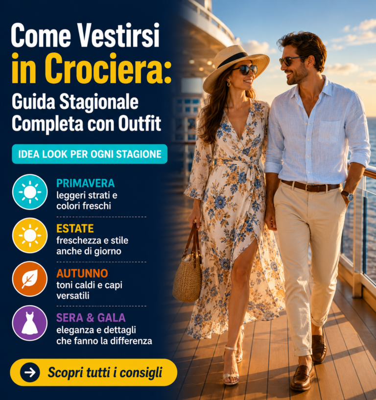 Come Vestirsi in Crociera Guida Stagionale Completa con Outfit