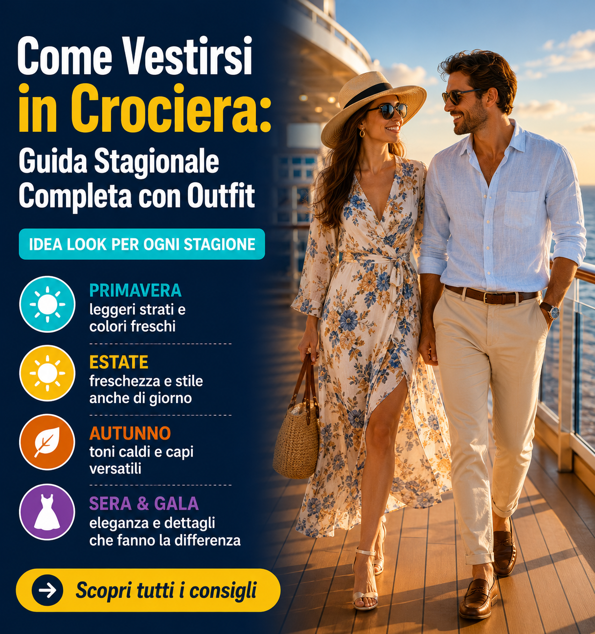Come Vestirsi in Crociera Guida Stagionale Completa con Outfit