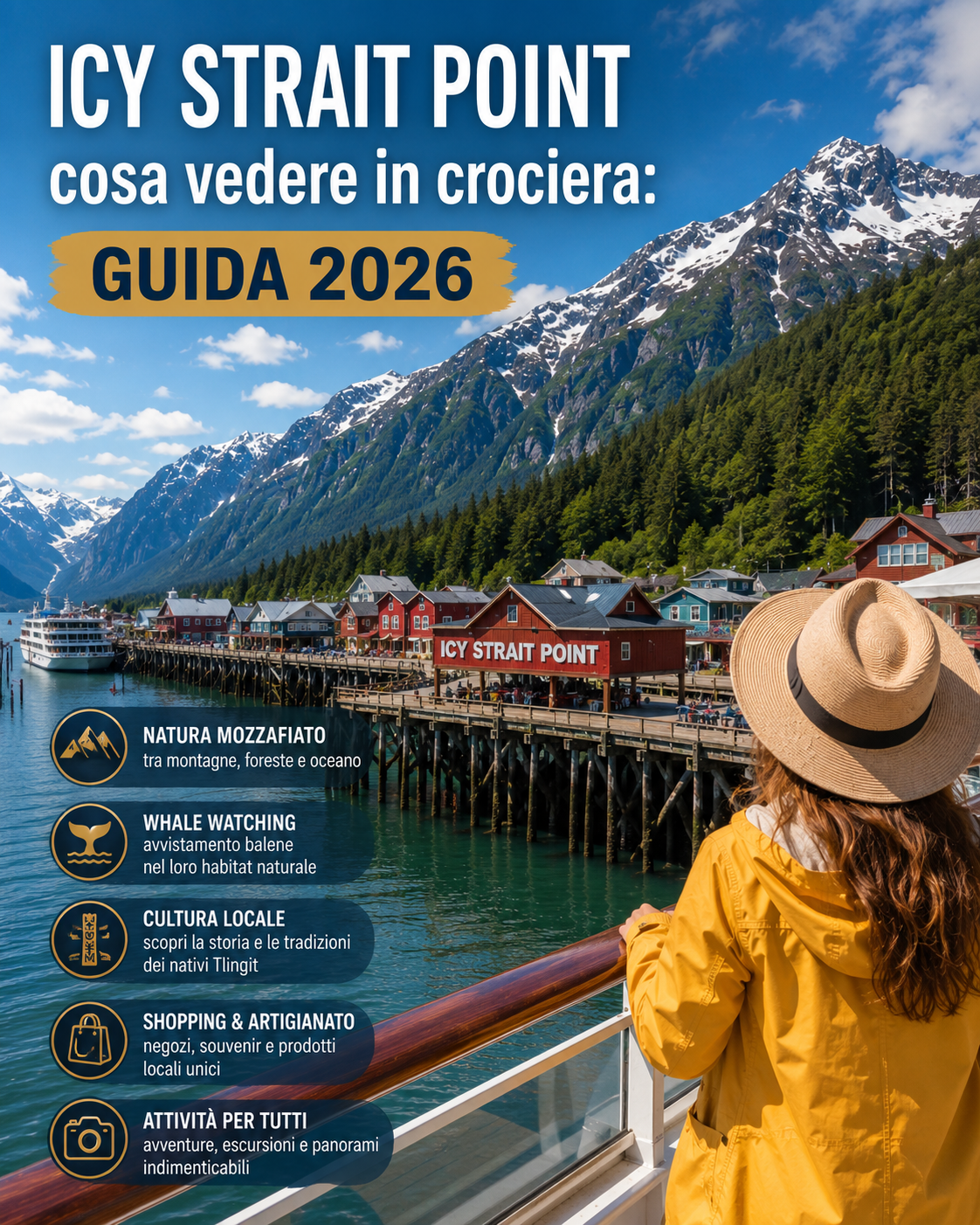 Icy Strait Point cosa vedere in crociera guida 2026
